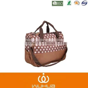 Classic Messenger Diaper Tote Bag With Changing Pad 5 Pieces Set thumbnail-2
