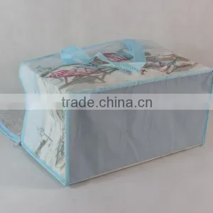 High Quality Custom Cheap Reusable Wine Bag Water Bottle Cooler Bag thumbnail-2