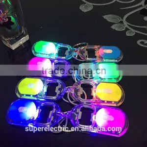 New Arrival 2016 Promotional Wholesale Custom Plastic Led Keychain Light thumbnail-1