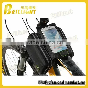 Hard Waterproof Bicycle Front Tube Bag thumbnail-1