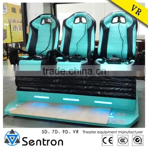 2016 New Design 3 Seats VR Cinema Equipment With VR Glasses Virtual Cinema Simulator thumbnail-1