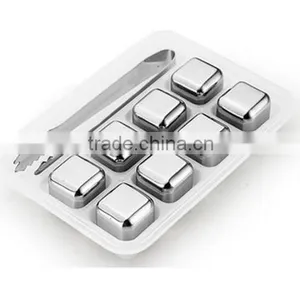 Stainless Steel Ice Cubes, Whiskey Stones,Wine Cooler Quality Choice thumbnail-3