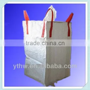 PP White Tubular Bulk Bag With Cross Conner Loops/FIBC Big Bag With Fill Spout and Discharge Spout thumbnail-1