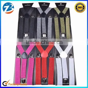 Unisex Men and Lady Shiny Elastic Performance Party Suspender Wholesale in Stock thumbnail-1