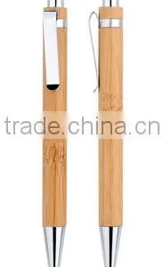 5.5 Inch Promotion Logo Bamboo Pens K-WD05 thumbnail-1
