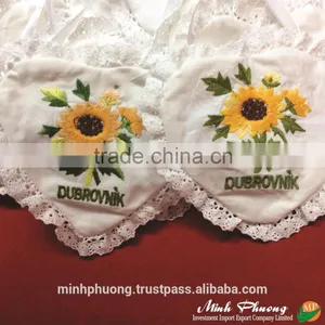 Wholesale Hand Embroidery Cloths Bag Air Fresh Flower Fragrant Bag Sets thumbnail-2