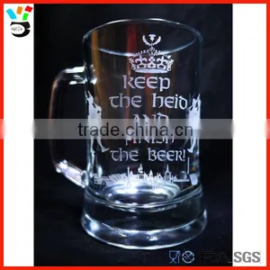 Top Quality Glass Beer Mug With Logo thumbnail-3