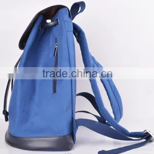 2016 Best Sales New Arrival Factory Made Canvas Backpack Brand New Design Daily Use Canvas Backpacks Laptop Day Backpack thumbnail-4