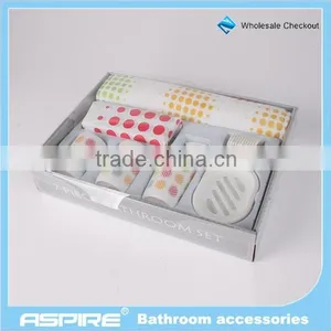 Houseware Ceramic Plastic Bathroom Accessories thumbnail-1
