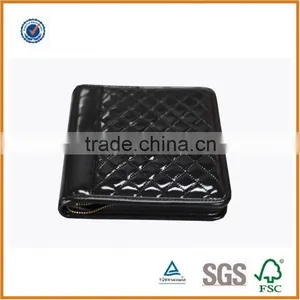 Custom Smooth pu Leather Portfolio With Smooth Coat of Paint thumbnail-1
