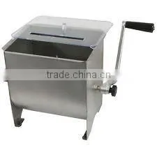 4 Gallon Manual Stainless Steel Meat Mixer Hand Tool Mix Game thumbnail-1