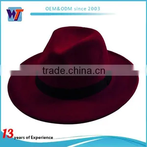 Coluorful Blank Wool Material Felt Hat and Fedora Hat thumbnail-1