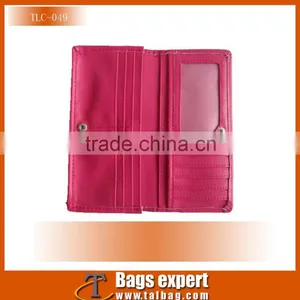 New Arrival Wholesale Custom pu Leather Wallets for Lady 2016,red pu for Body thumbnail-3