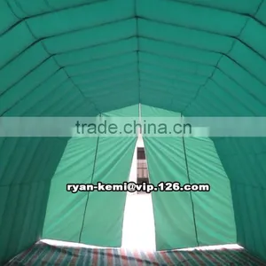 Green Inflatable Tunnel Tent Custom Inflatable Sports Tent Green Inflatable Tunnel Oxford Cloth Inflatable Tent With Blower thumbnail-3