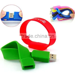 Factory Directly Sell Cheap Custom Silicone Usb Bracelet, Bracelet Usb Flash Drives Bulk Cheap, Silicone Usb Wristband thumbnail-2