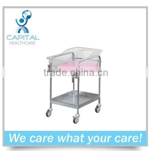 CP-B631 Stainless Steel Hospital Trolley for Baby thumbnail-1