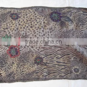 EMBRODARY BOILED WOOL SHAWL thumbnail-4