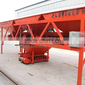 3 Hopper PLD1200 Concrete Batching Machine for Small Mixing Plant Price thumbnail-2