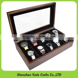 Most Popular Wooden Watch Packaging Case Custom Handmade Mdf Watch Box thumbnail-3