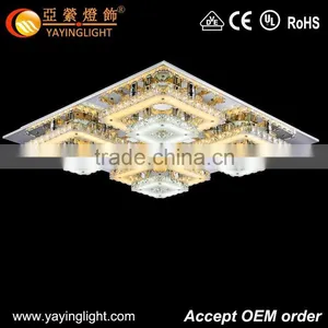 2015 New Flat Glass Ceiling Lights Modern Crystal Lighting Home Lamp,Square Flat Crystal Lamp thumbnail-1