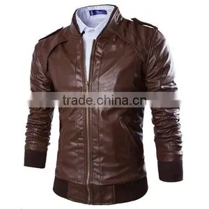 Cheap Mens Leather Jackets,cheap Mens Leather Jackets 2015,new Look Faux Leather Jacket for Mens thumbnail-4