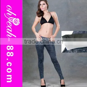 Skinny Leggings Look Like Jeans With Two-layer Thick Winter Women Leggings thumbnail-1