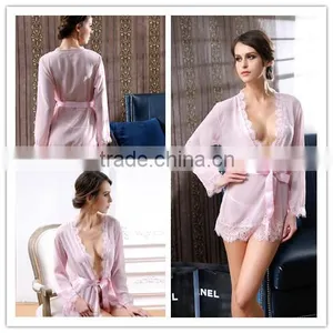 Wholesale Price Pink Lace Sexy Adult Girl Babydoll Open thumbnail-1