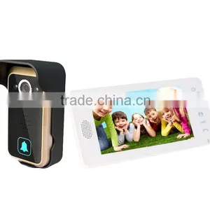 Home Surveillance Wireless 7" LCD Video Door Phone Wireless Intercom Doorbell thumbnail-1