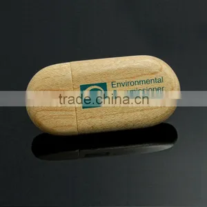 Eco Friendly 512MB/1GB/2GB/4GB/16GB/64GB Wood Usb Flash Drive thumbnail-1