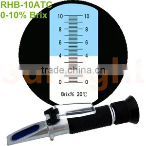 RHB-10ATC 0-10% Brix Refractometer thumbnail-1