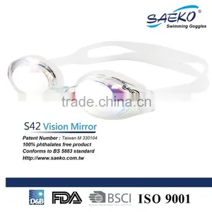 Vision Mirror - Quality Comfortable Eye Seal Mirrored Lens Swimming Goggles Anti-fog Adult thumbnail-3