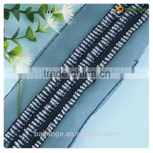 Fashion Handmade Best Price Embroidered Beaded Borders for Dresses thumbnail-1