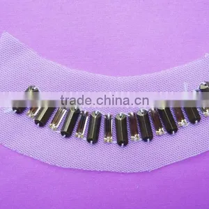 Wholesale Hot Sell Beading Woman Lace Beaded Collar/neck Trim thumbnail-1