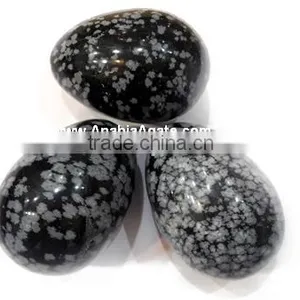 Snowflake Obsidian Gemstone Eggs thumbnail-3