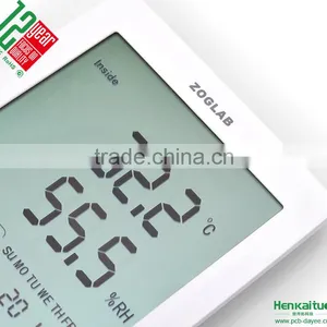 Desktop Wall Mount Indoor IP50 Digital Temperature and Humidity Meter Thermometer Hygrometer Thermohygrometer thumbnail-2