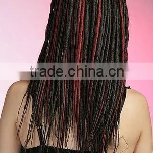 Football Fans Wigs, Dreadlock 3/4 Wigs Hair Pieces thumbnail-1