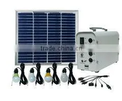 10W Solar Energy System With Led Lamps and USB Port/solar Led Bulb thumbnail-1