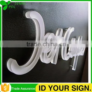 Hard Broken Laser Engraving Transparent 3D Plastic Acrylic Letters With Any Design thumbnail-3