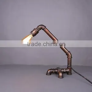Manufacturer's Vintage Industrial Water Pipe Design Table Lamp thumbnail-4