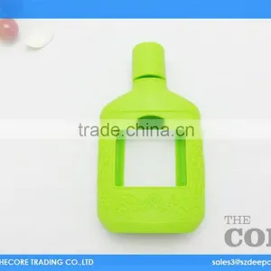 New Hot Selling Promotional Gift Silicone Silicone Wine Bottle Sleeve Bath Clean Tool Sleeve thumbnail-1
