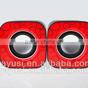2.0 Cheap Usb Computer Speaker With Passive Vibration ,portable Mini Speaker Box thumbnail-3