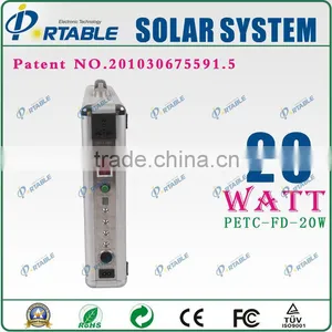 China 20W Portable Solar Power System Solar Batteries thumbnail-1
