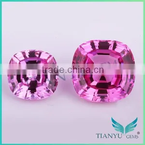 Wholesales Ruby Corundum Free Sample 5# Pagoda-shaped Rose Ruby Corundum Stone thumbnail-4