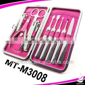Stainless Steel Pocket 9-piece Trim Manicure Sets thumbnail-1