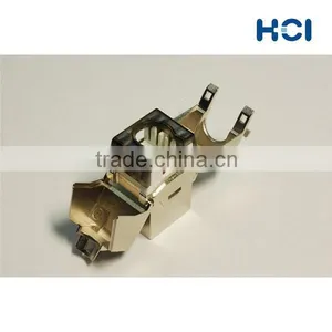 RJ45 STP 8P8C Connector Slim Version Cat6A Keystone Jack thumbnail-3