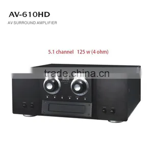 Amplifier Manufacturer Factory Price Home Theater 250w 8 Ohm Black Color Surround Sound 7.1 Channel Power Amplifier Kit thumbnail-2