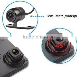 G-sensor Car Taxi DVR Dual Lens Camera Digital Video Recorder Night HD1080p 4.3 Inch Screen Display 168 thumbnail-3