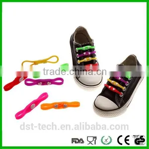 2016 Reflective Silicone No Tie Locking Elastic Lock Lace Shoelace thumbnail-1