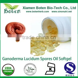 500mg 100% Pure Ganoderma Lucidum Spores Oil Softgel thumbnail-1
