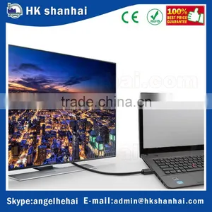 Gold Plated 4K Resolution (UHD 3840 x 2160) Displayport 1.2 to HDTV Cable dp Male to HD Male Data Cable thumbnail-5
